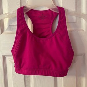 Athleta Double Dare Pink Sports Bra XS